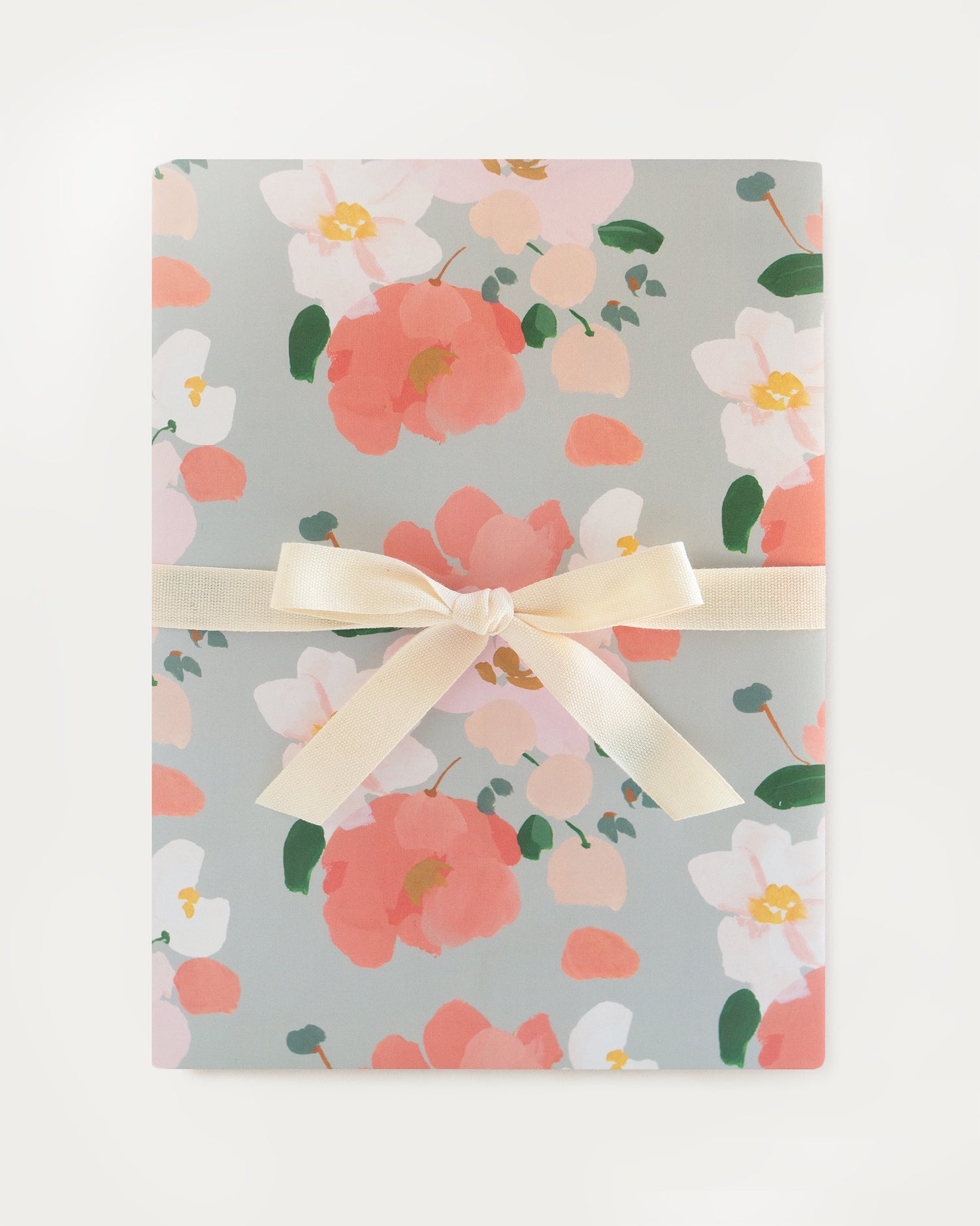 Coral Blooms Gift Wrap