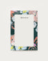 coral floral boarder memo pad