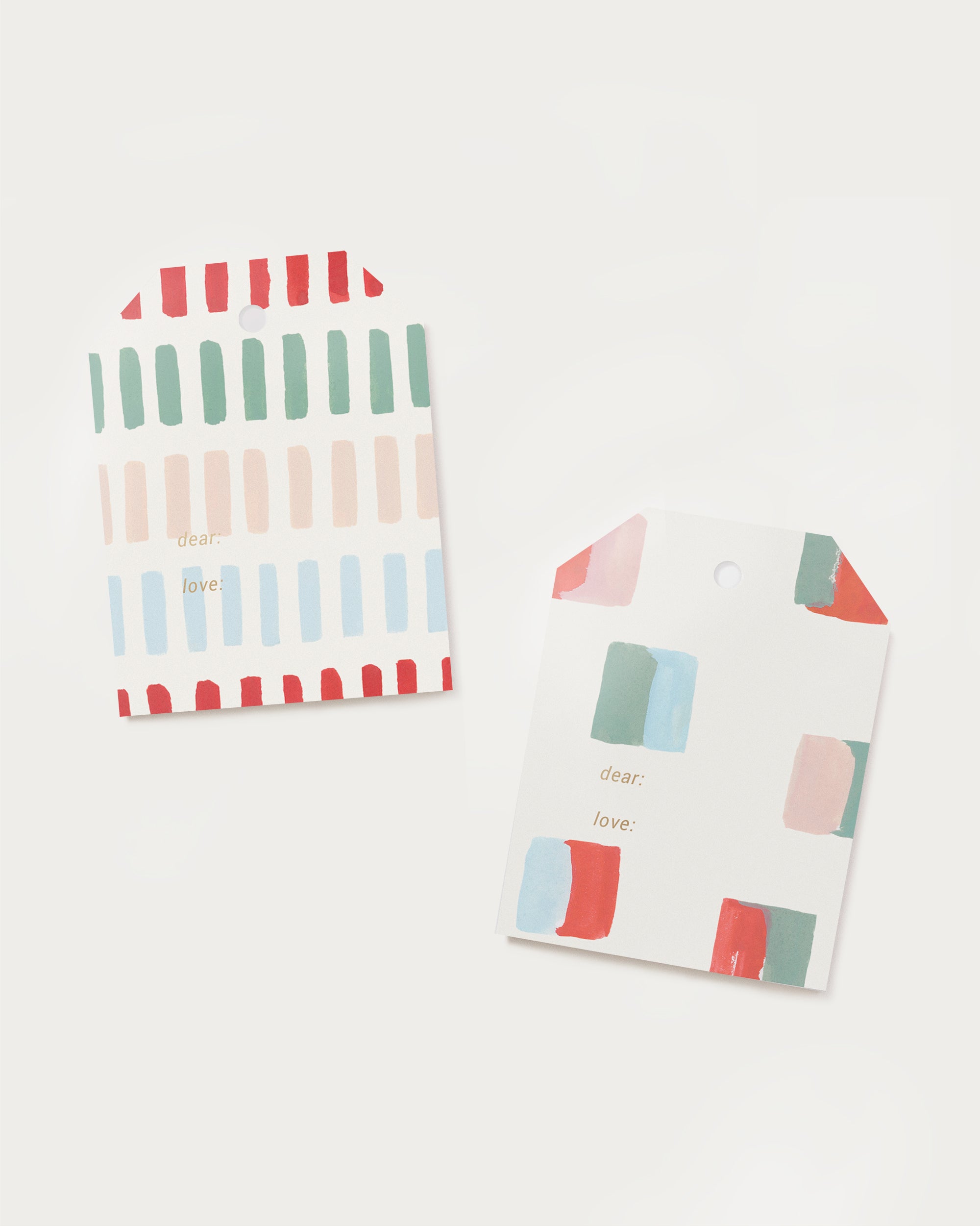 holiday gift tag set our heiday