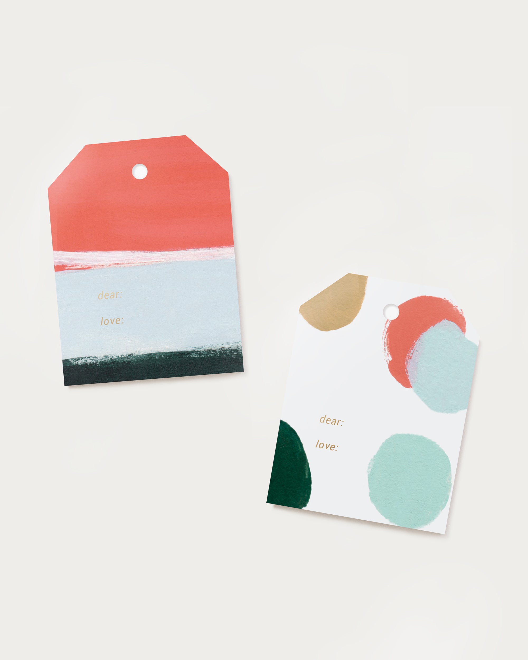 holiday gift tag set our heiday