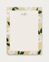 ochre florals everyday blank notepad our heiday