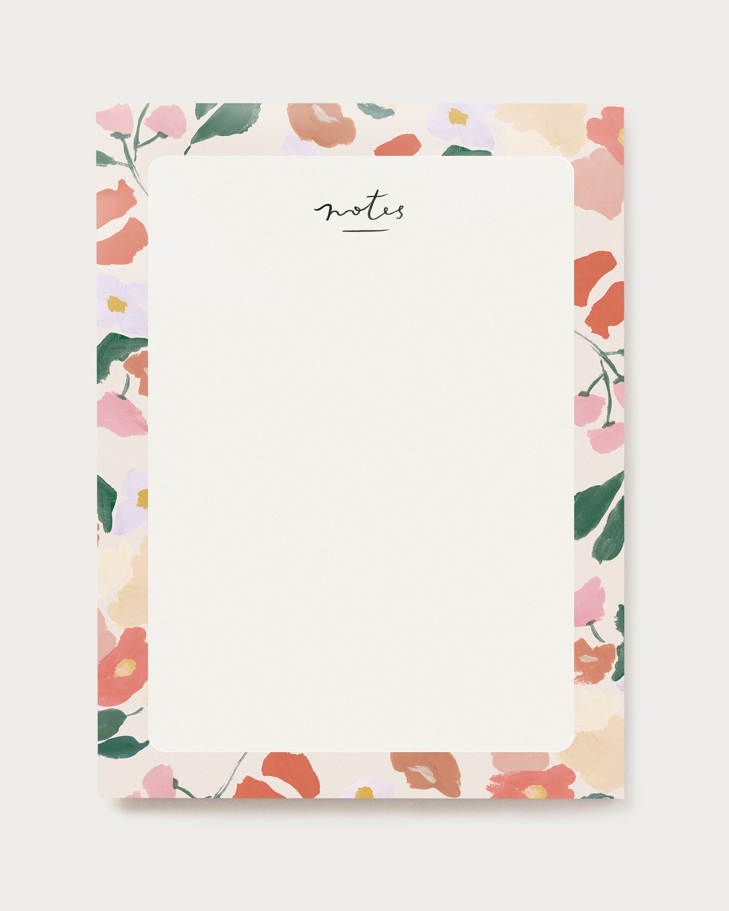 summer blooms blank everyday notepad our heiday