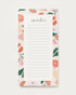 lined reminders list pad summer blooms our heiday