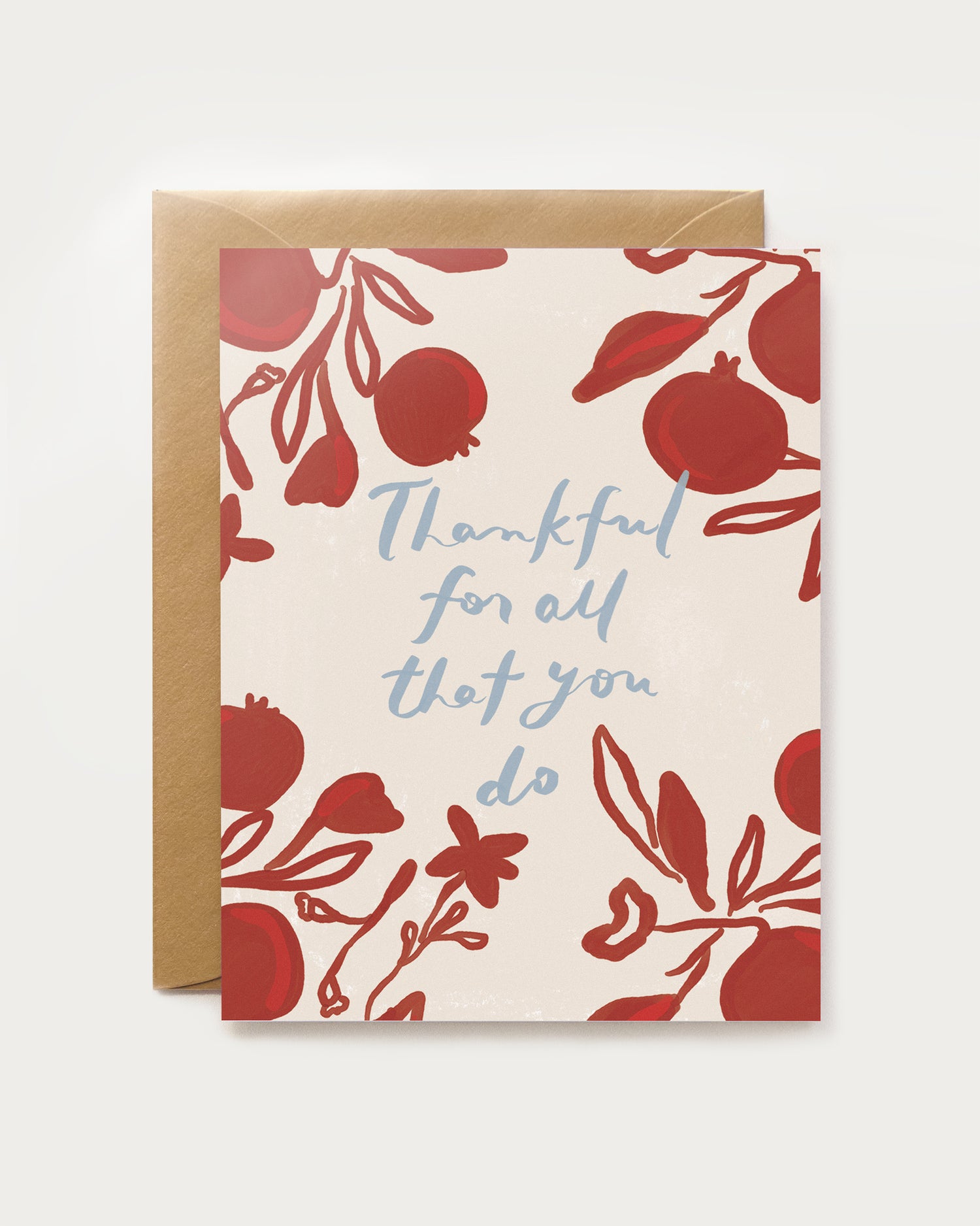 Our Heiday thank you card