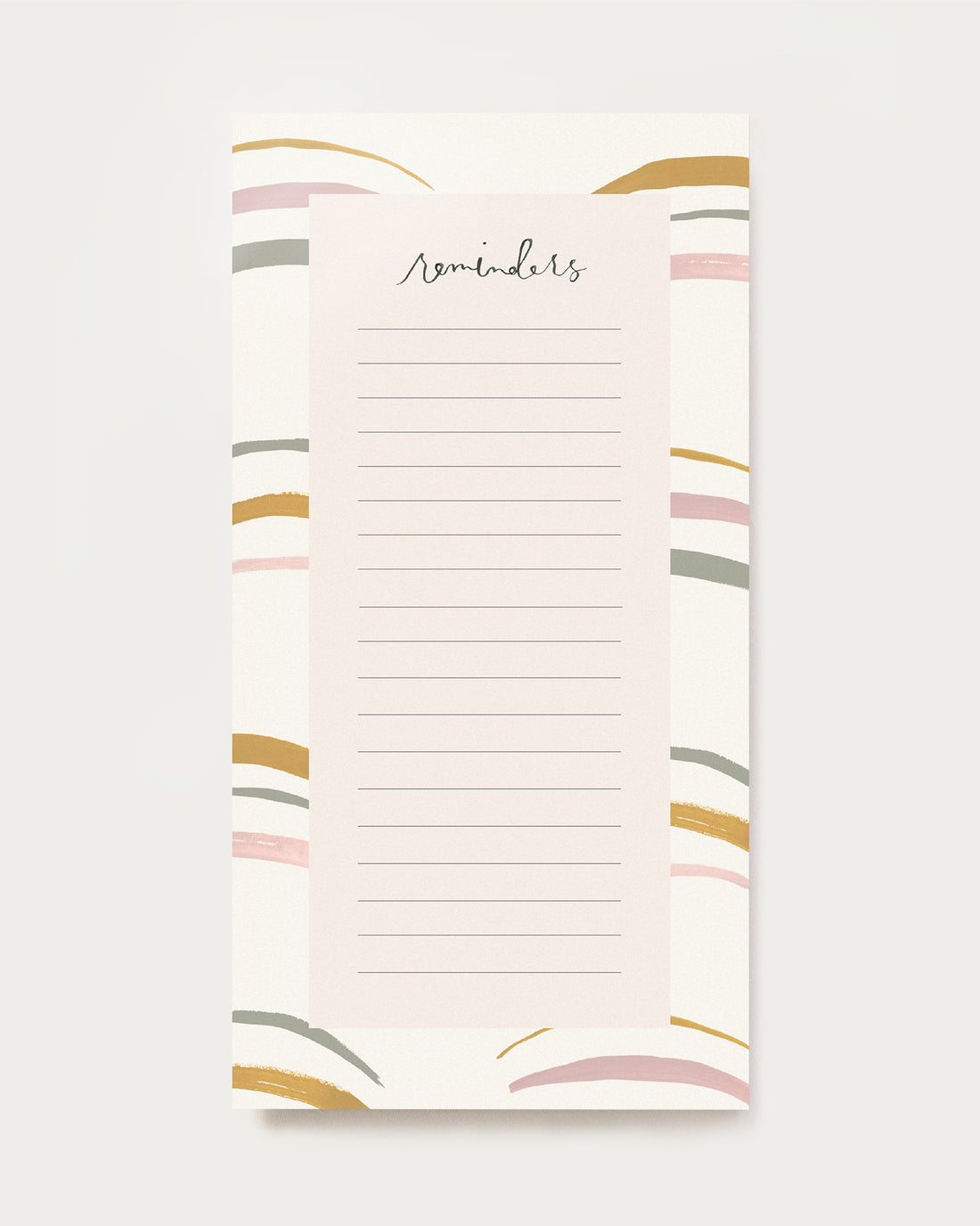 archways reminders lined list pad our heiday