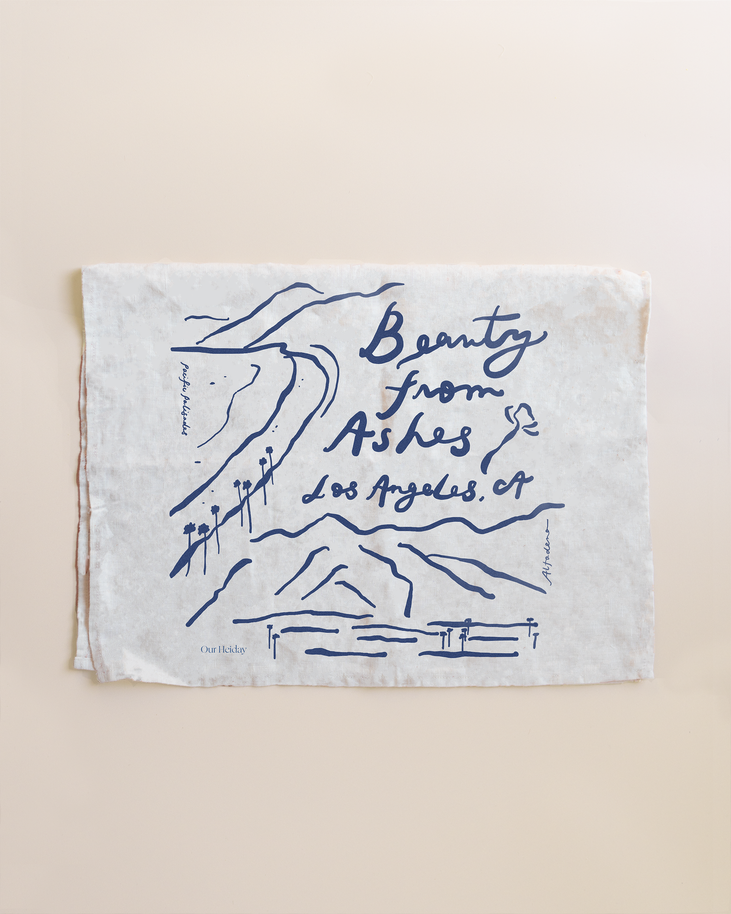 BEAUTY FROM ASHES TEA TOWEL