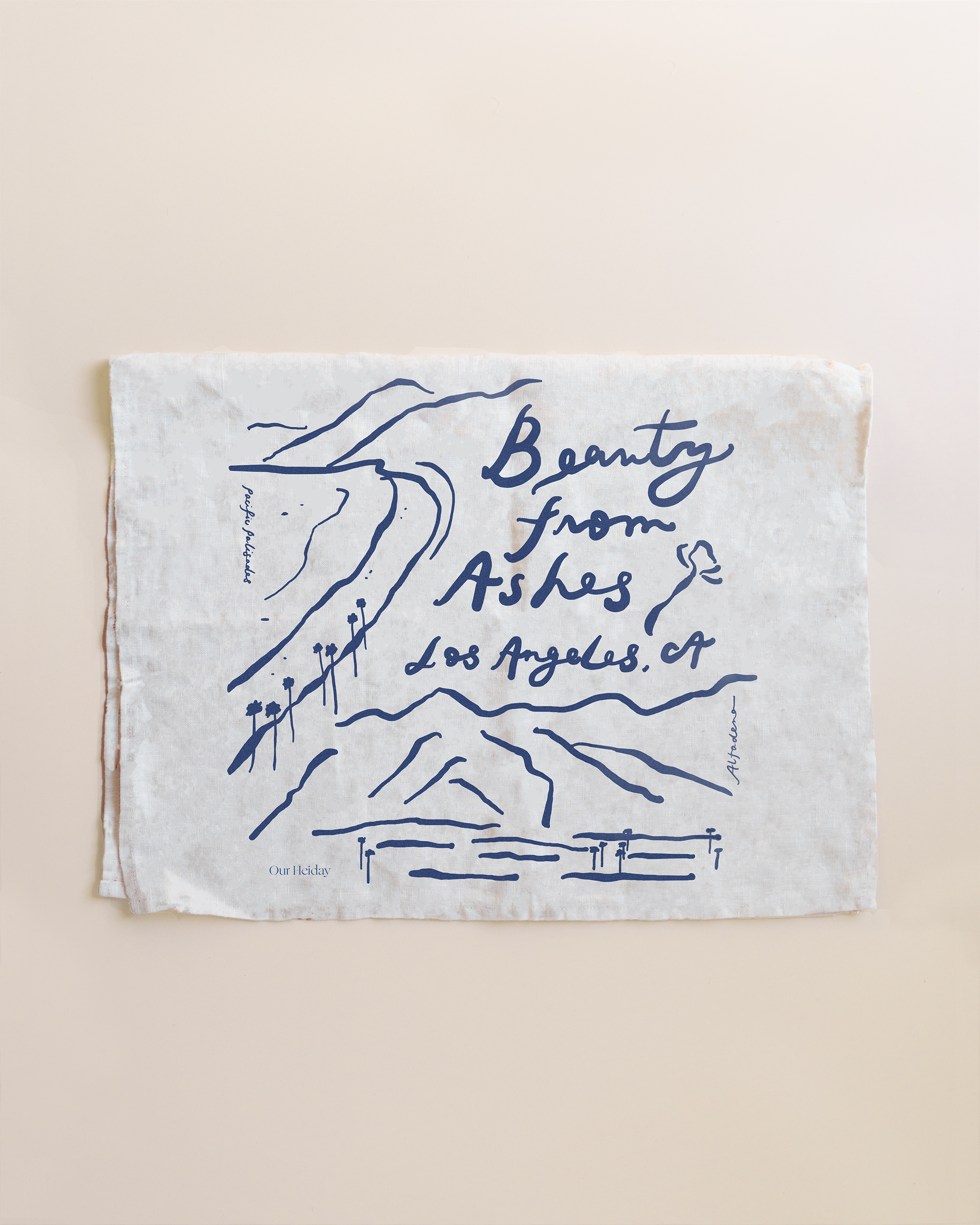 BEAUTY FROM ASHES TEA TOWEL