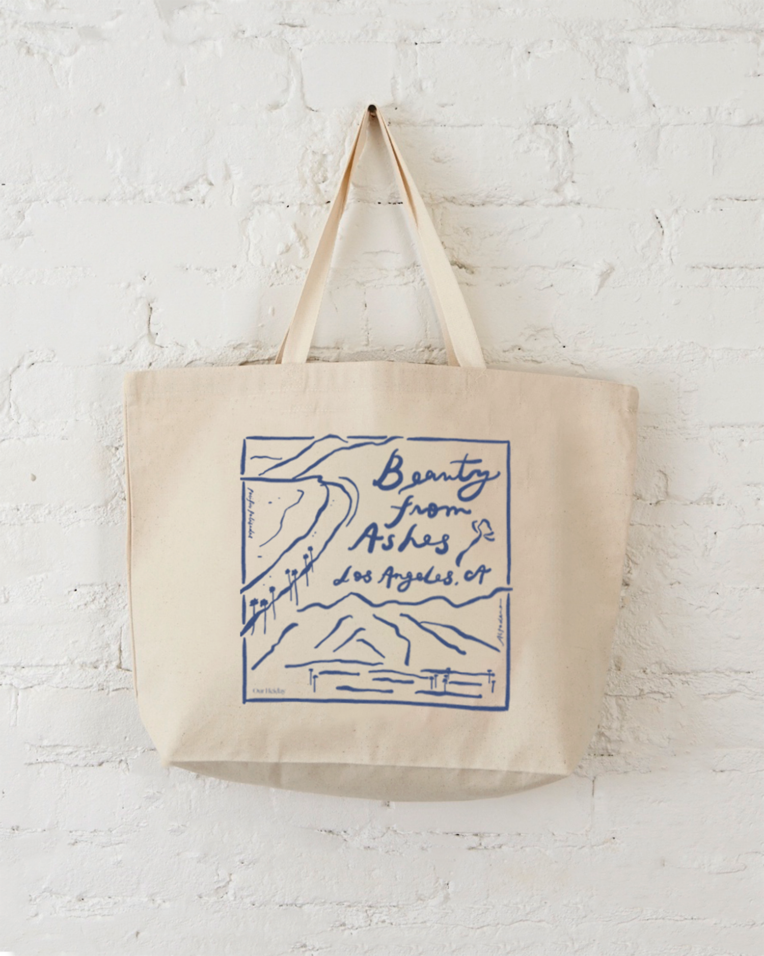 beauty from ashes tote bag