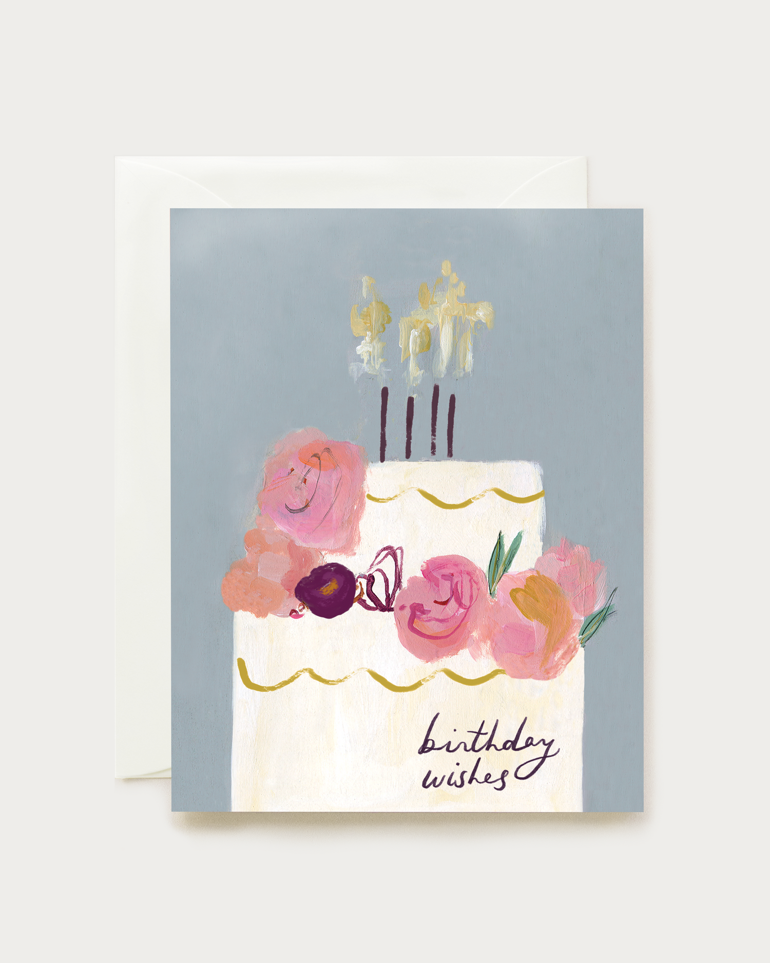 Birthday Wishes Cake Card