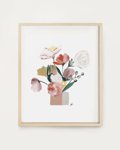 bouquet series art print our heiday