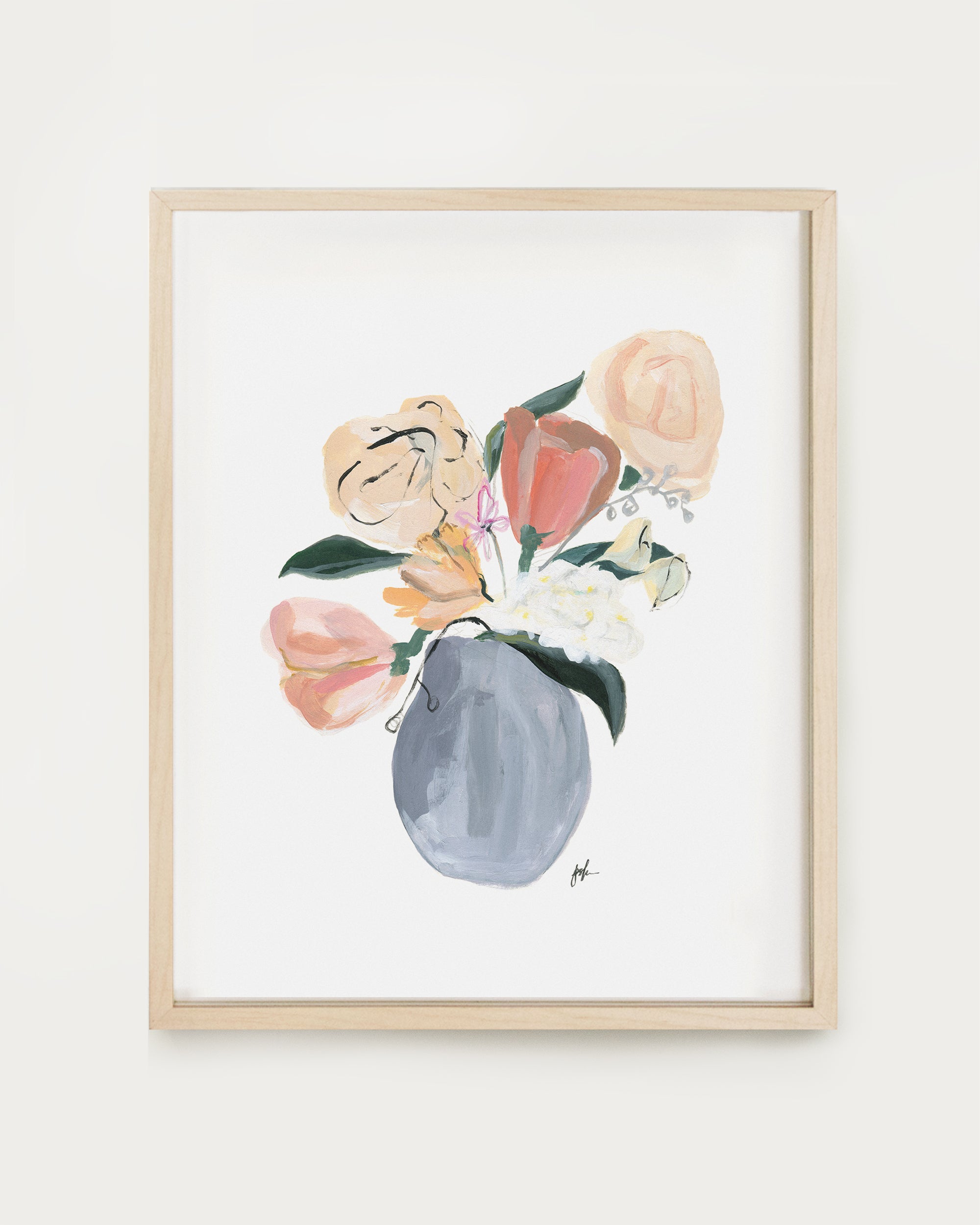 bouquet series art print our heiday