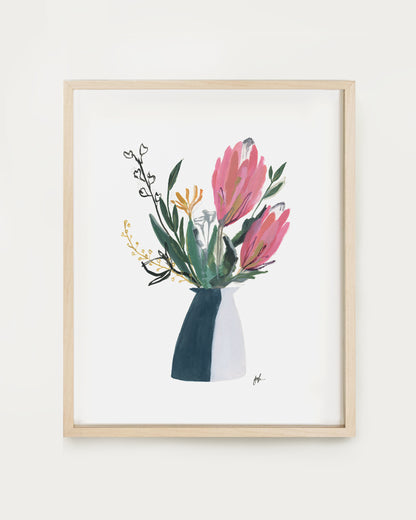 bouquet series art print our heiday