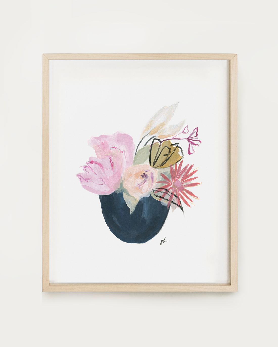 bouquet series art print our heiday