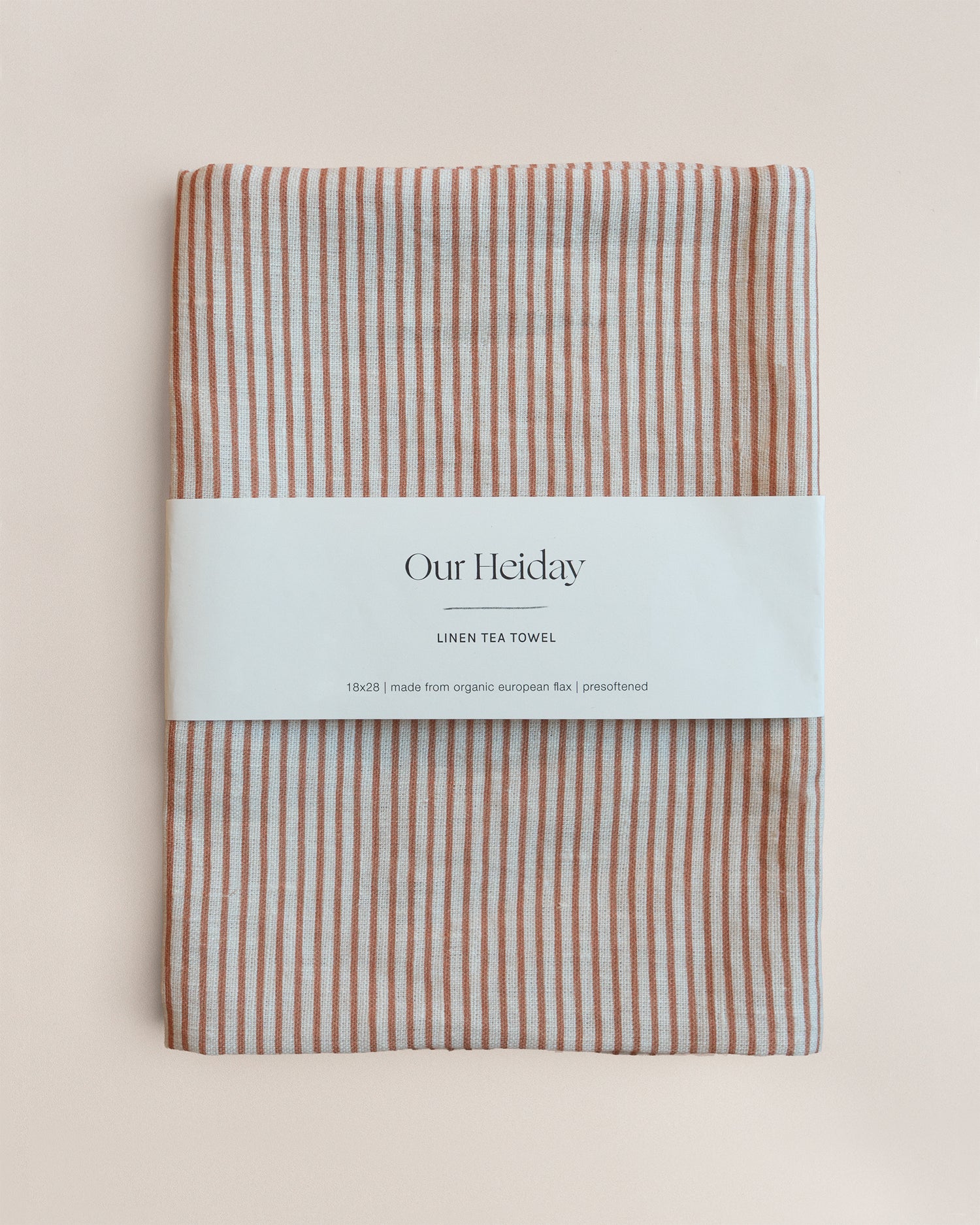 Classic Stripe Linen Tea Towel