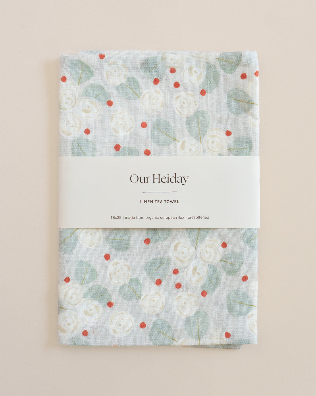 holiday linen tea towels our heiday eucalyptus