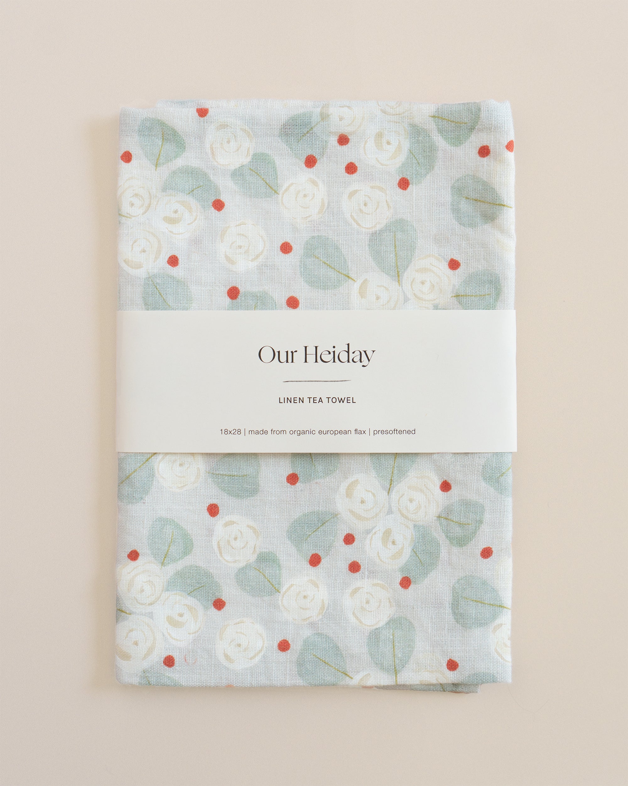 holiday linen tea towels our heiday eucalyptus