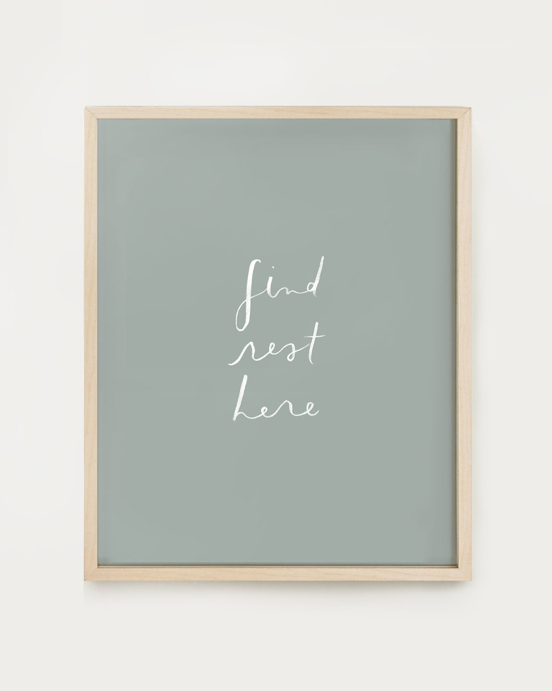 affirmations art print our heiday