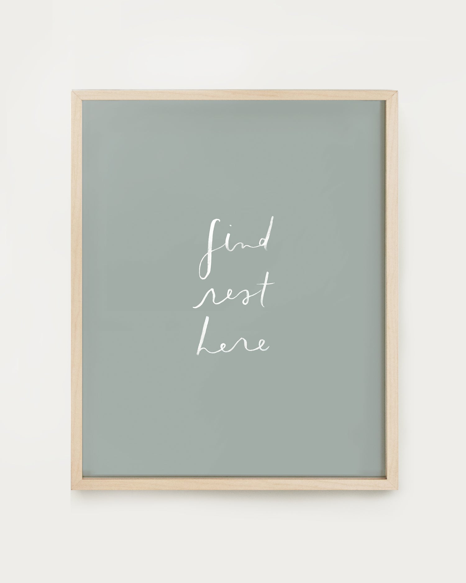 affirmations art print our heiday