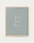 affirmations art print our heiday