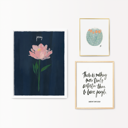 Single Stem Series Art Prints our heiday