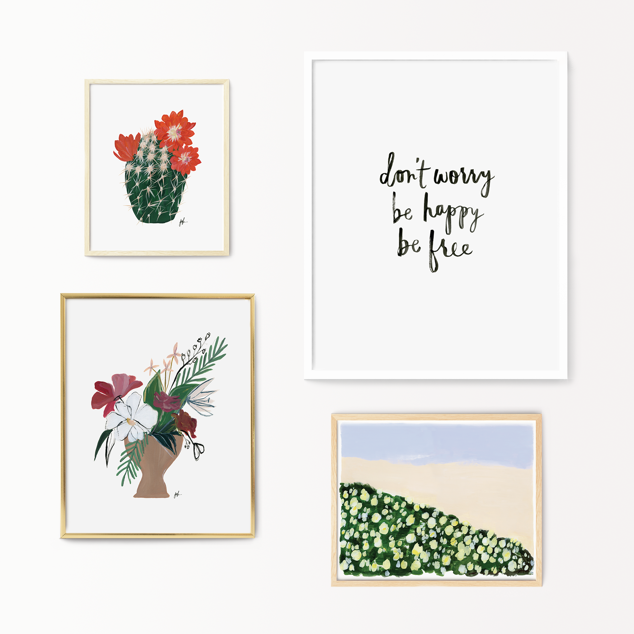Flowering Cacti Art Prints