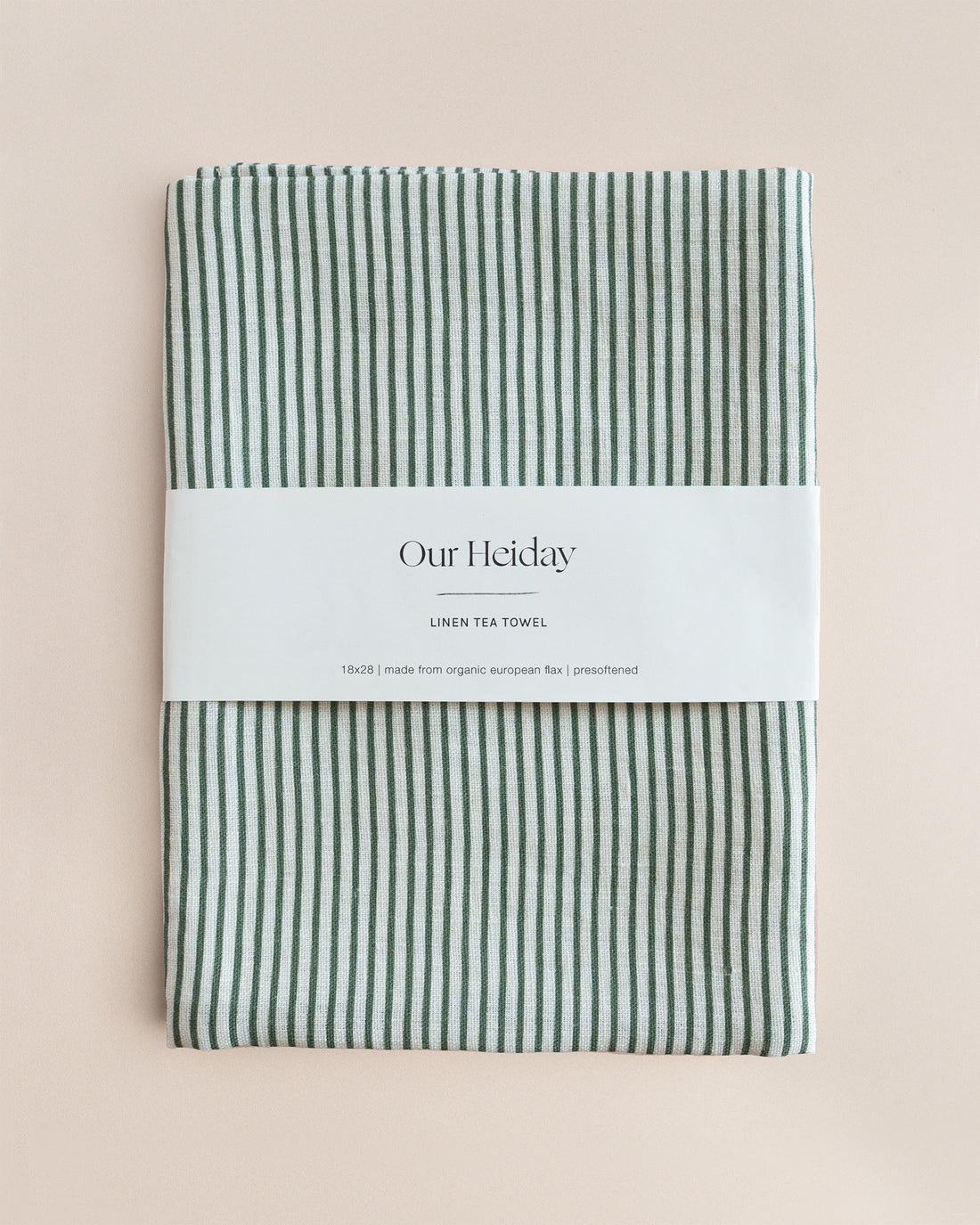 Classic Stripe Linen Tea Towel