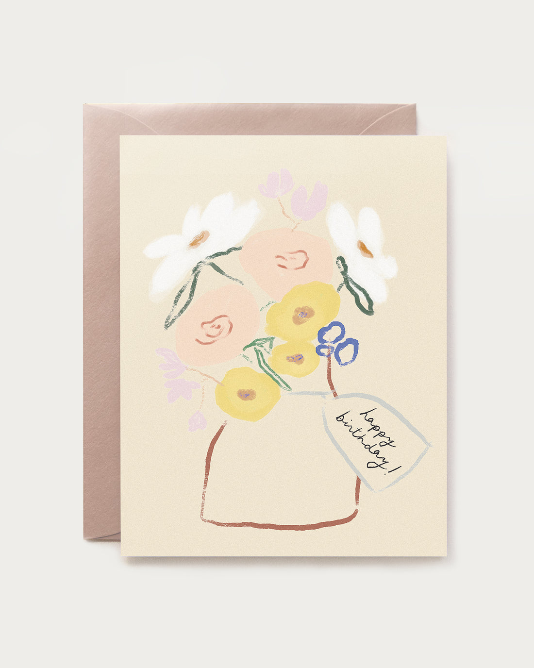 Happy Birthday Vase Card