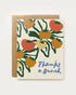Greeting card with tomato design and &