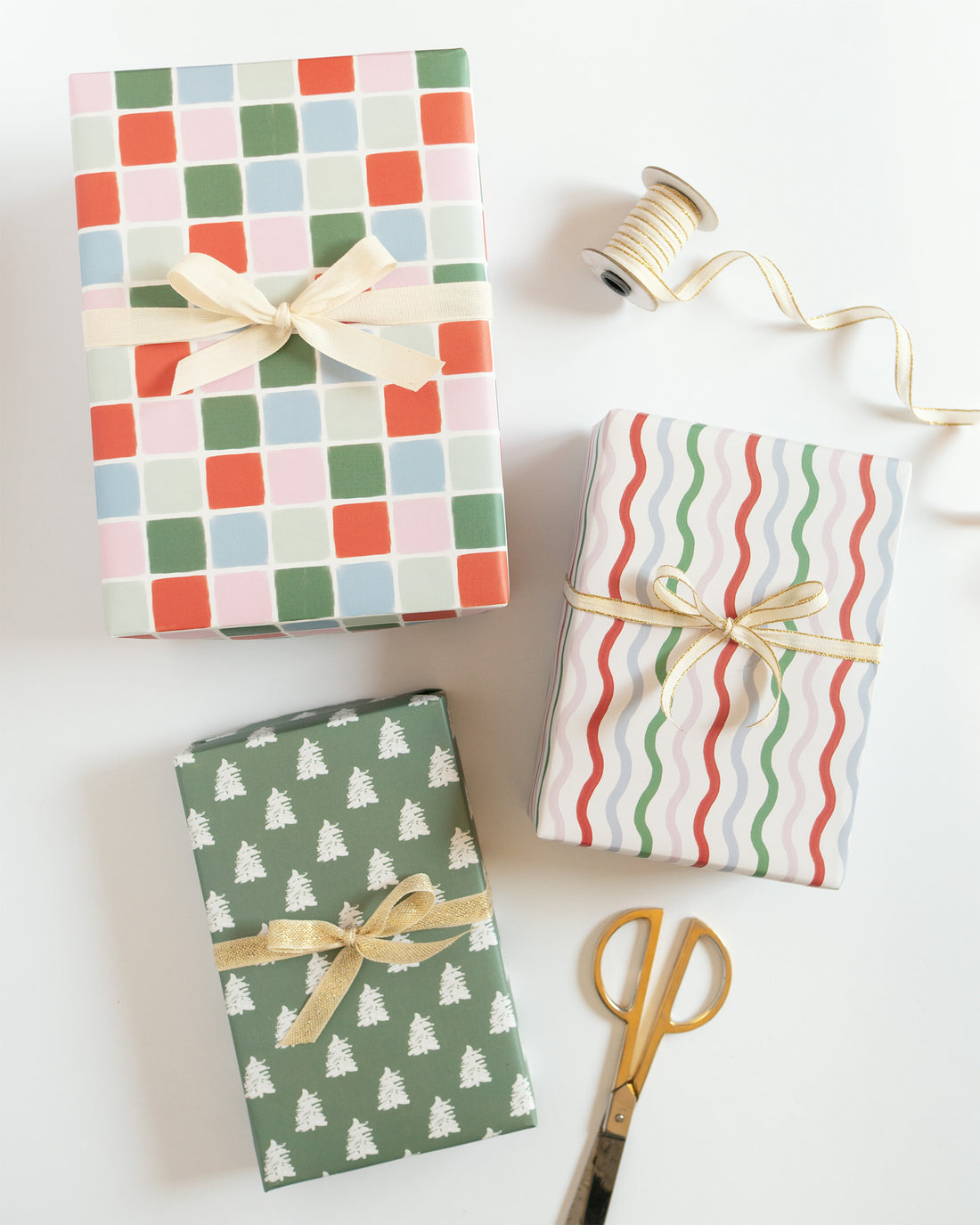 Holiday Ribbon Gift Wrap