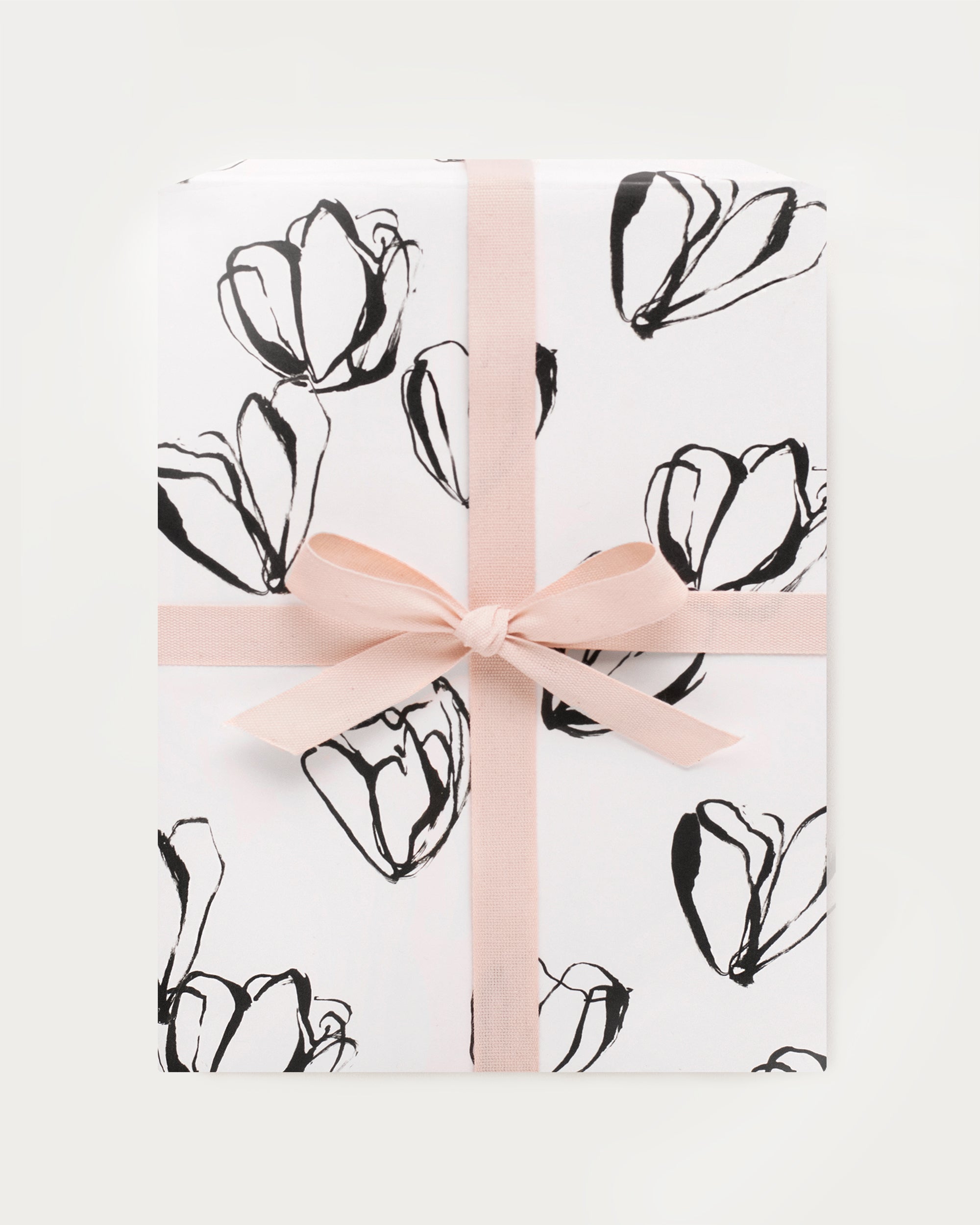 Black Magnolias Gift Wrap