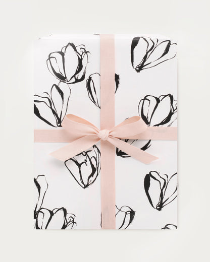 Black Magnolias Gift Wrap