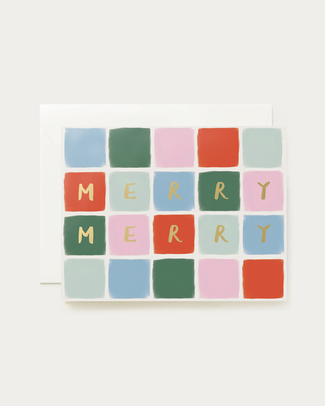 Merry Merry Festive Tile Card