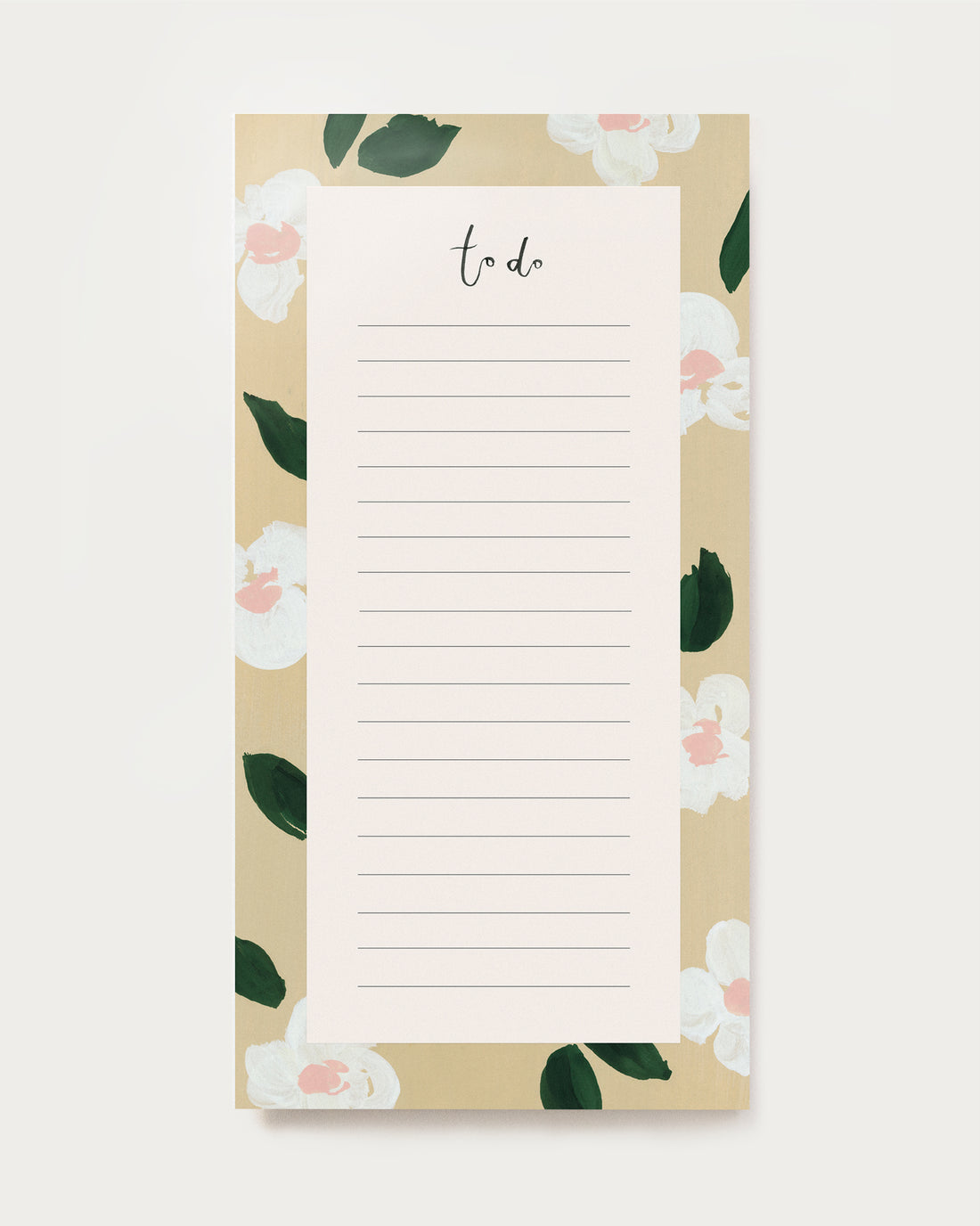 to do lined list pad ochre our heiday