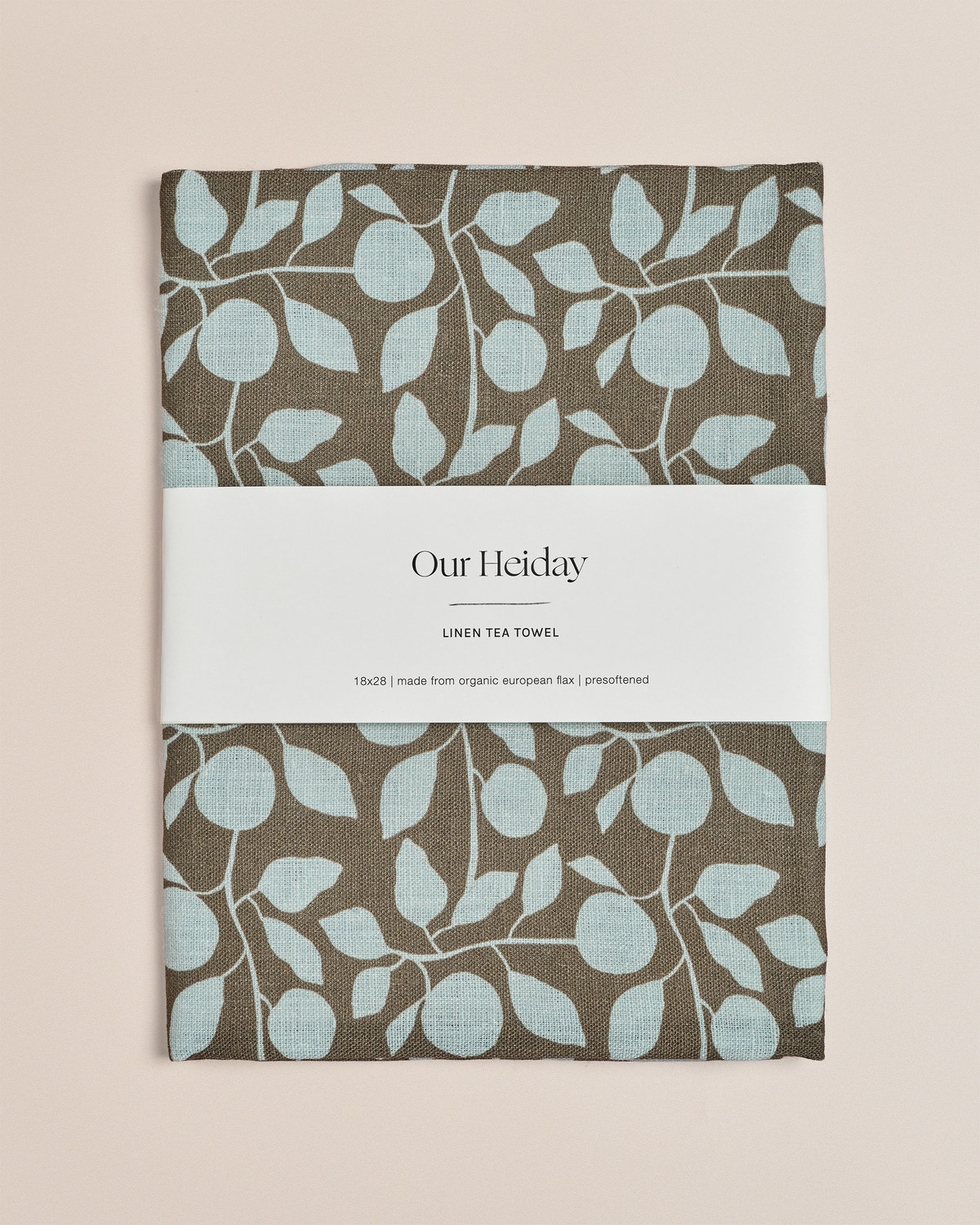 Orchard Sky Linen Tea Towel