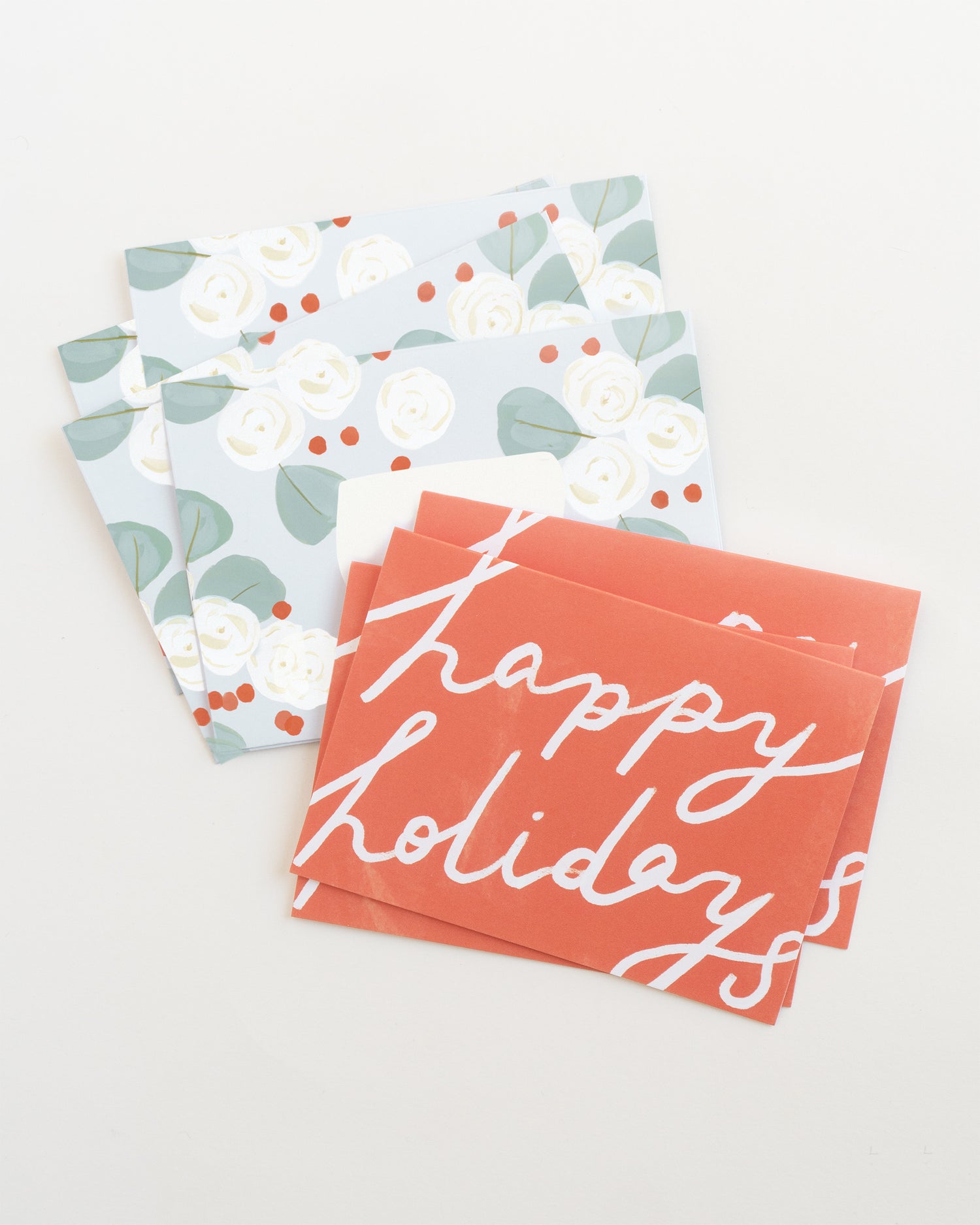 Happy Holidays Eucalyptus Card