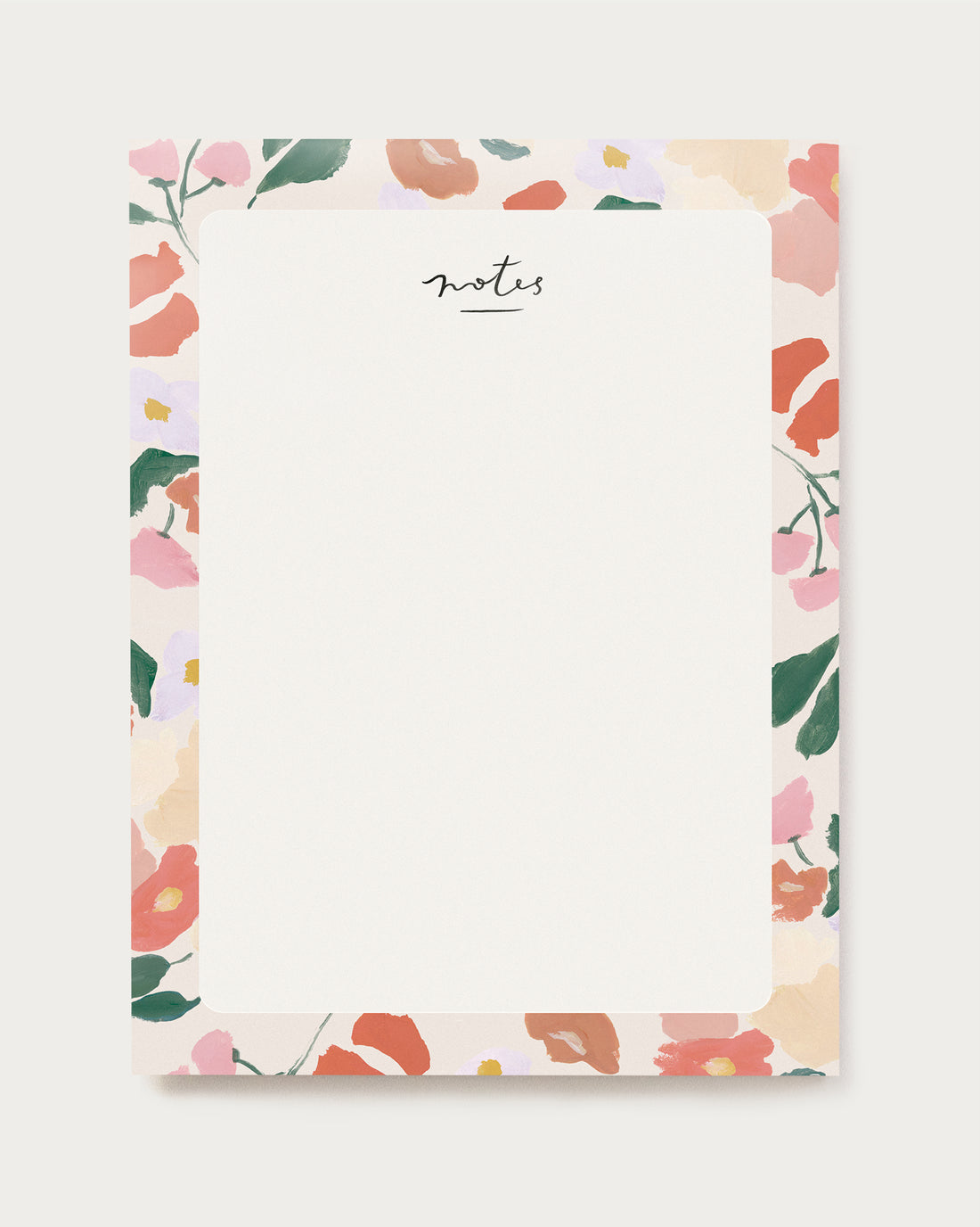 summer blooms blank everyday notepad our heiday