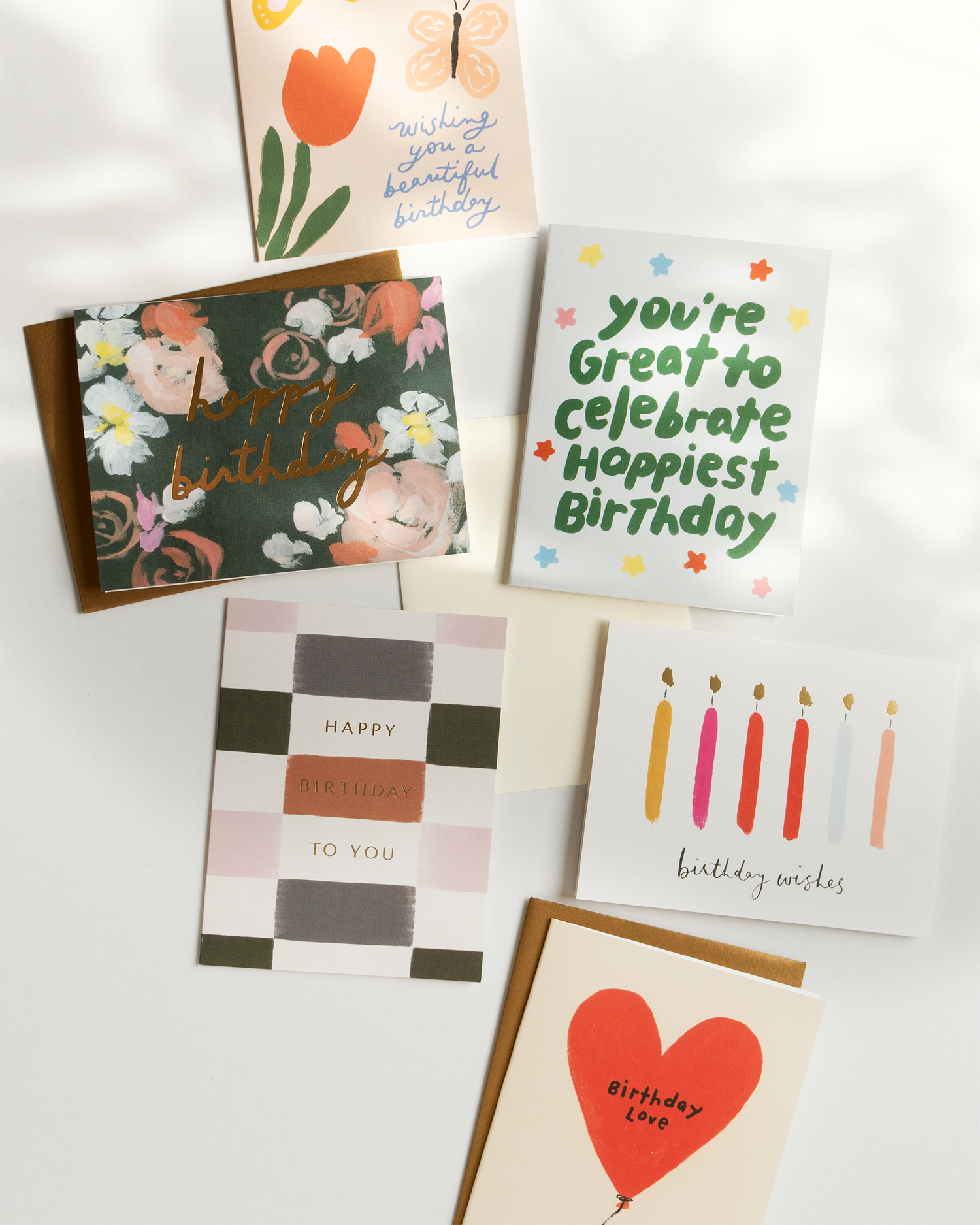 assorted birthday cards set