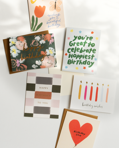 assorted birthday cards set
