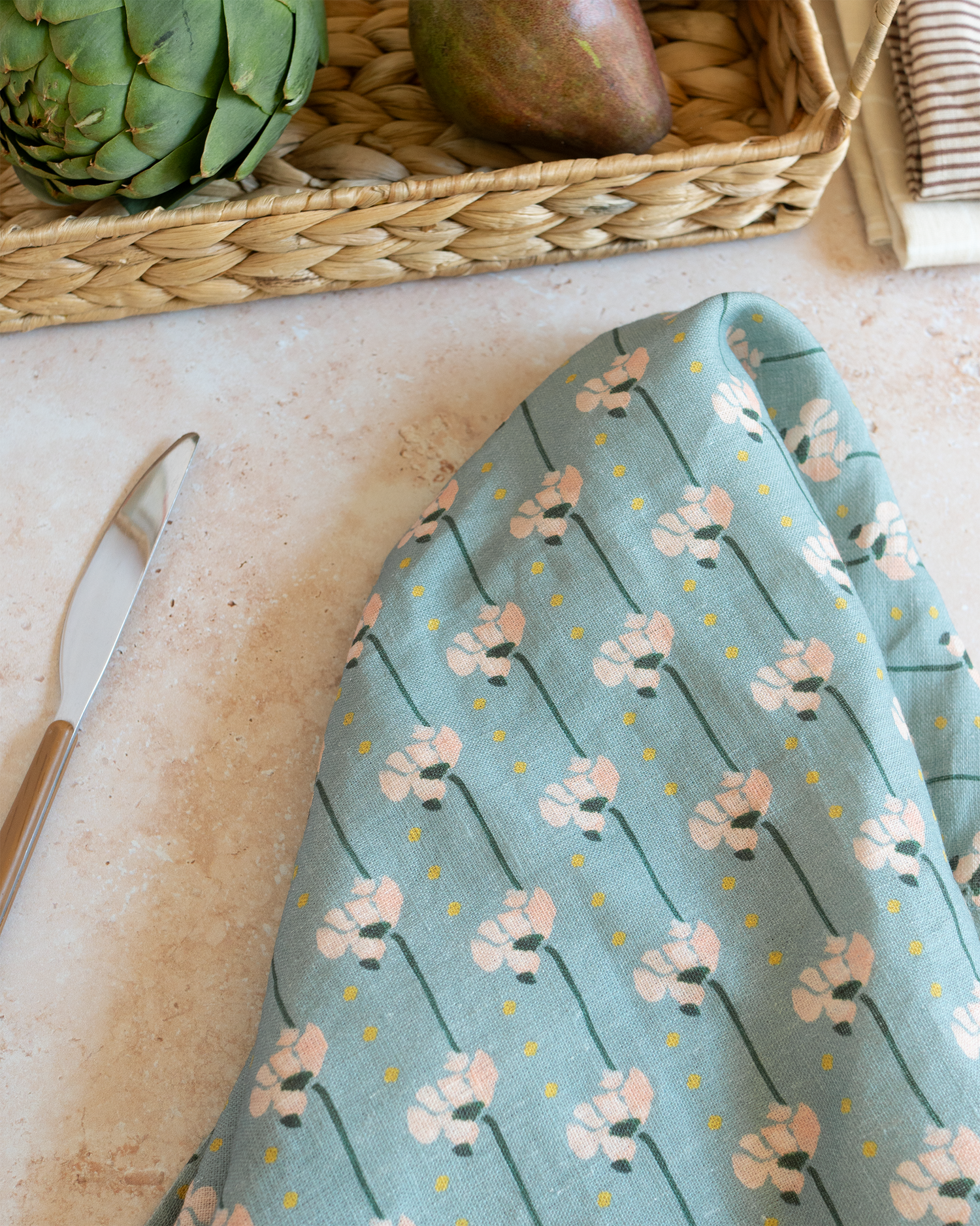 Ava - Linen Tea Towel
