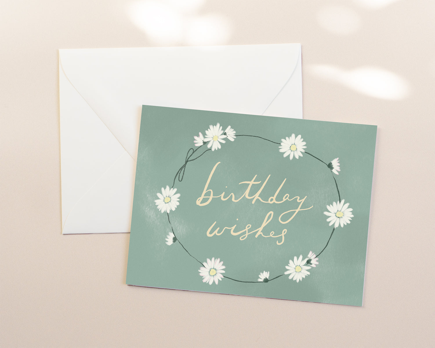 Daisies Birthday Wishes Card