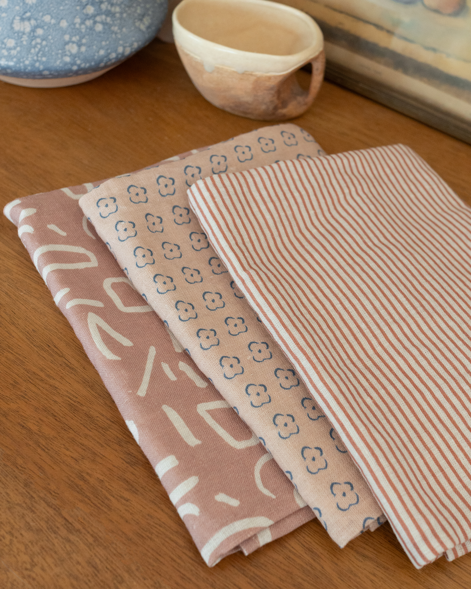 Classic Stripe Linen Tea Towel