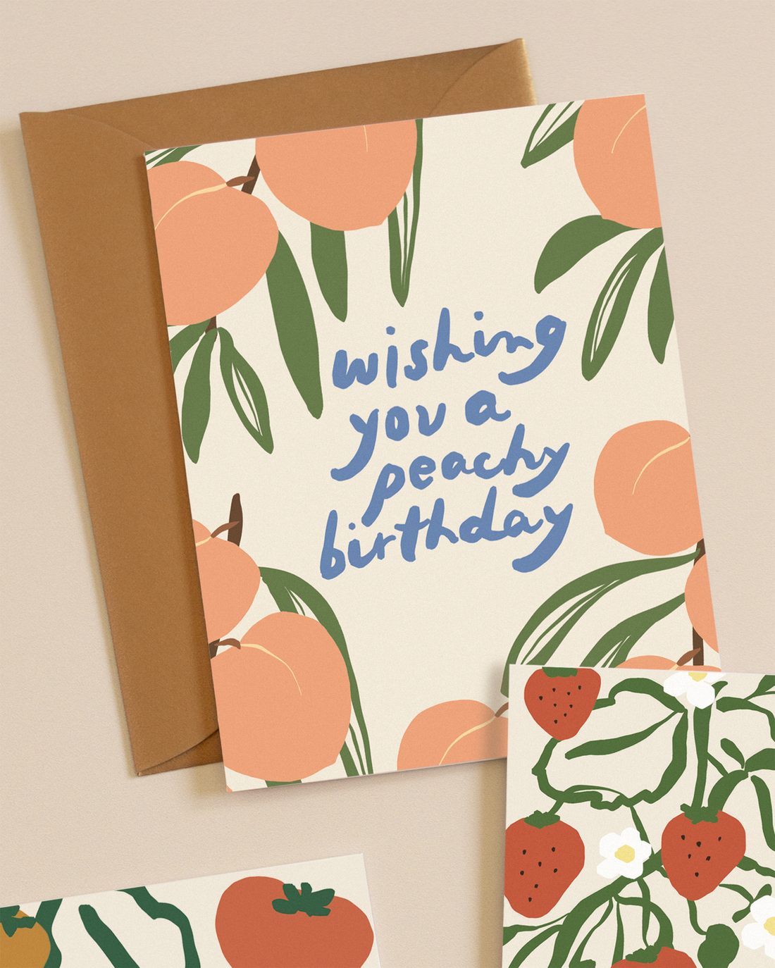 Peachy Birthday Card