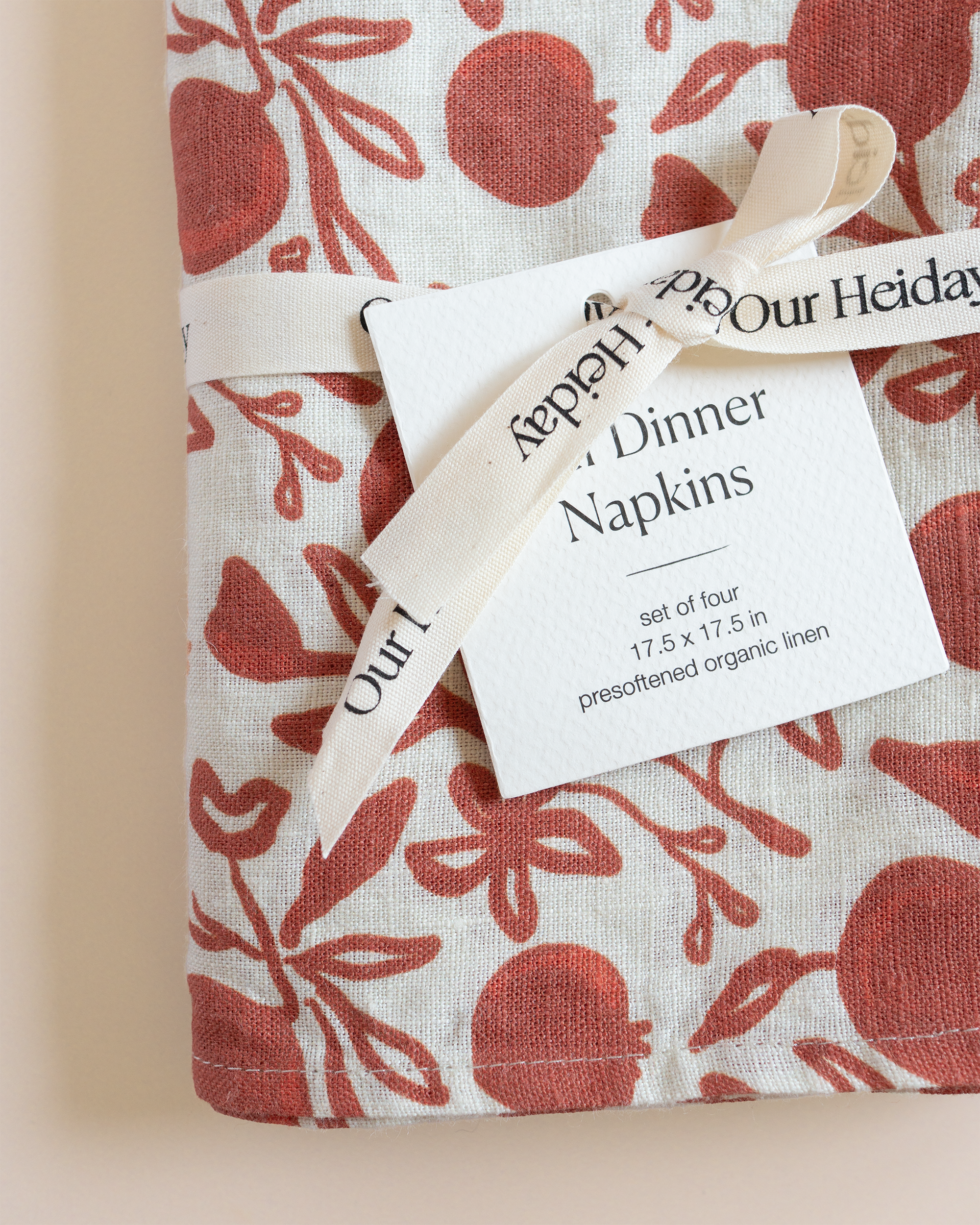 Pomegranate Dinner Napkins