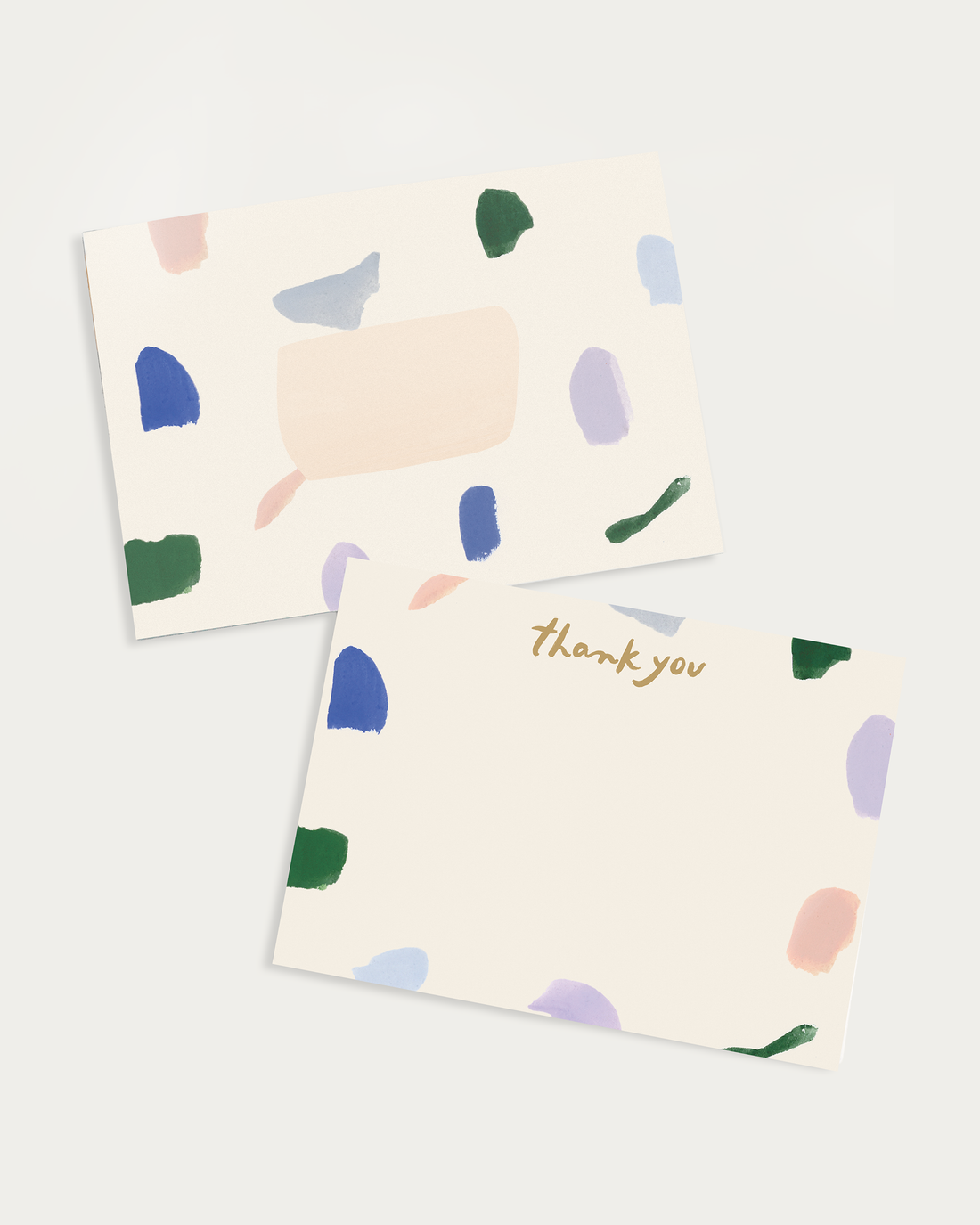 abstract strokes blank note set