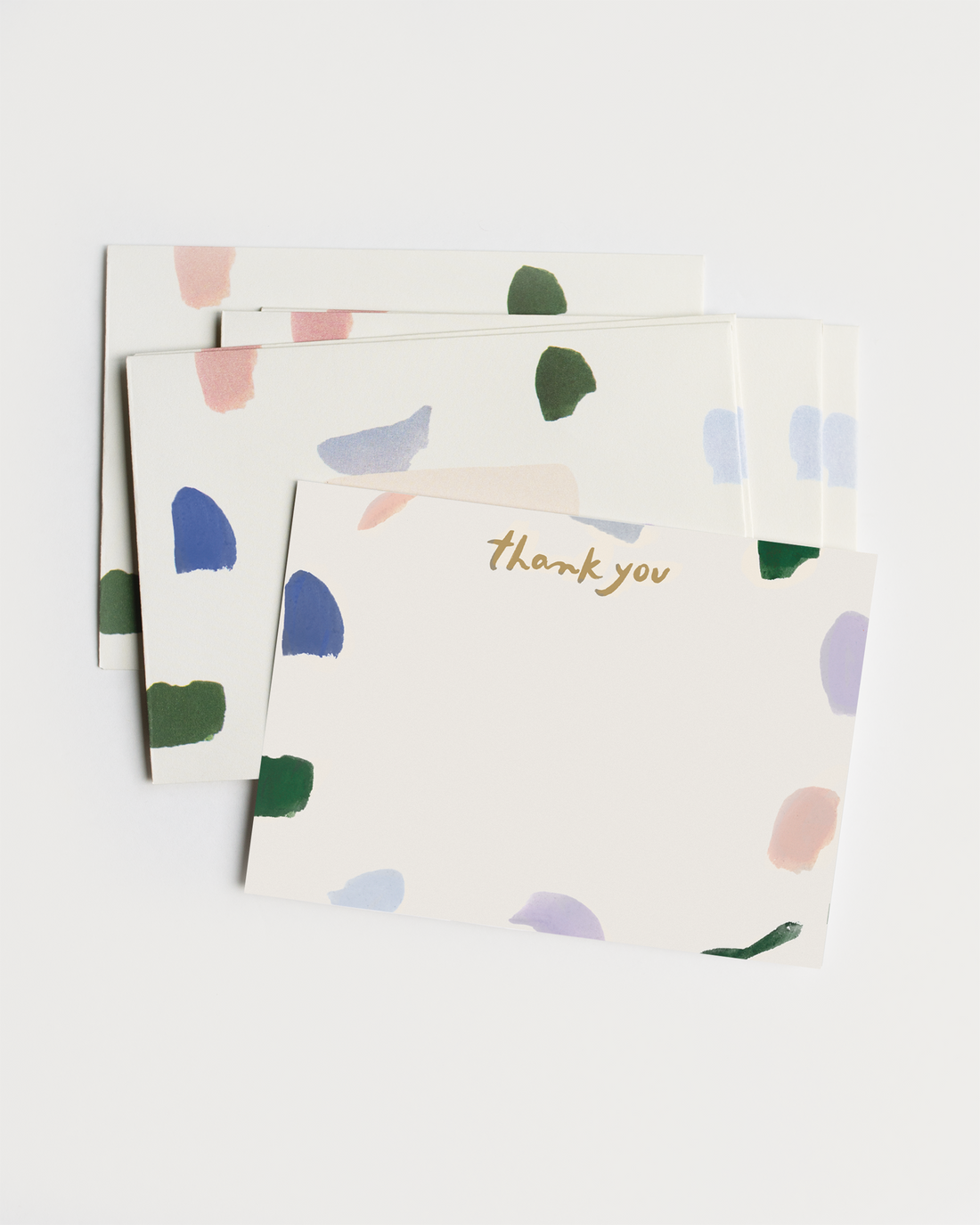 abstract strokes blank note set