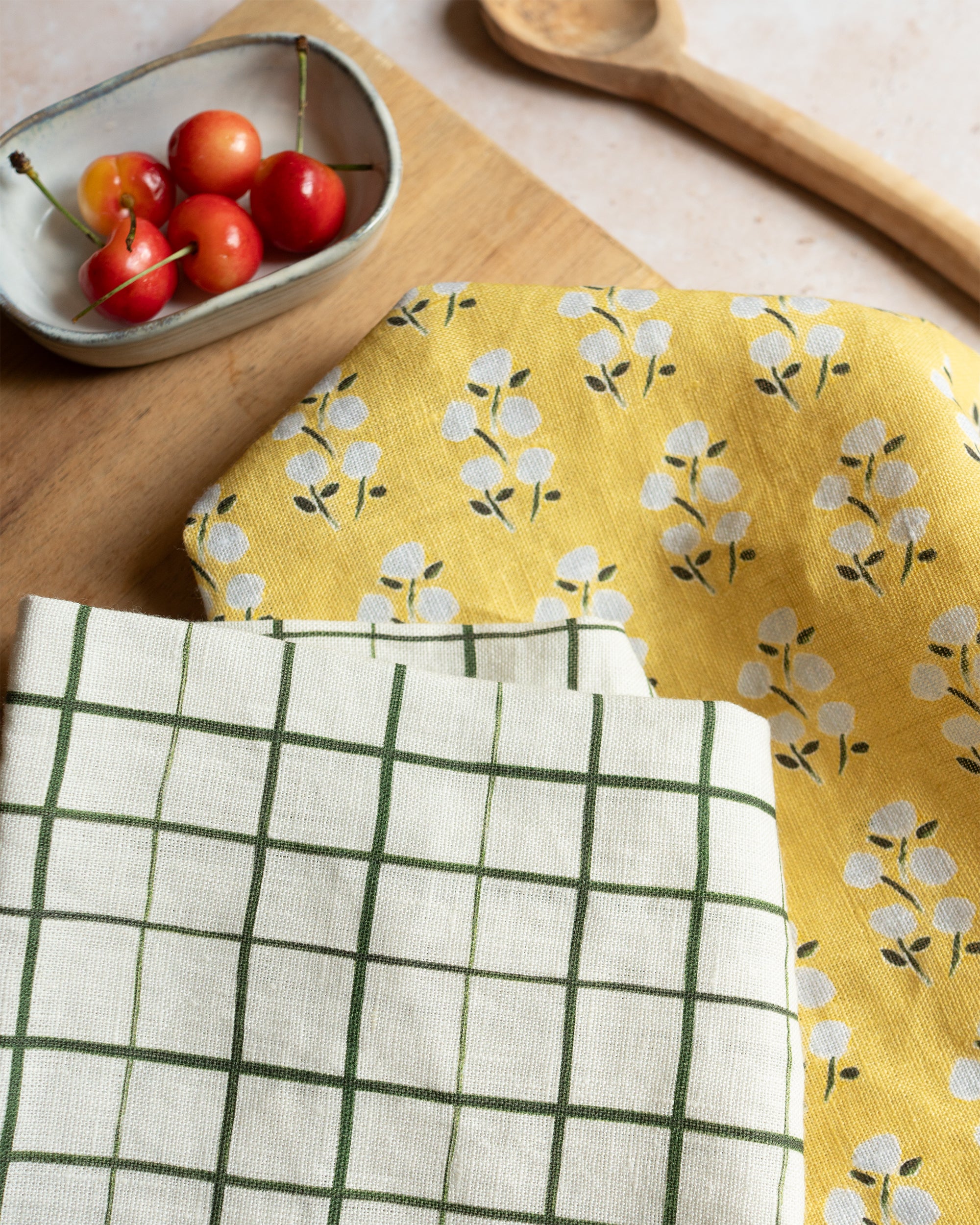 Thistle - Linen Tea Towel