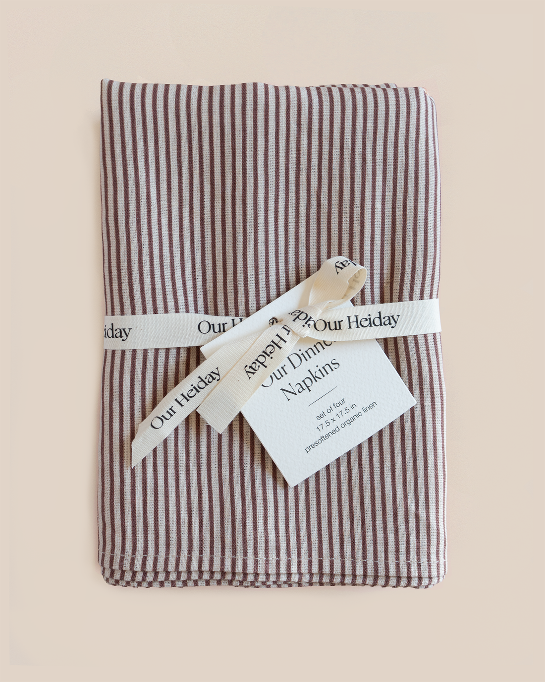 Classic Stripe Wine Dinner Napkins