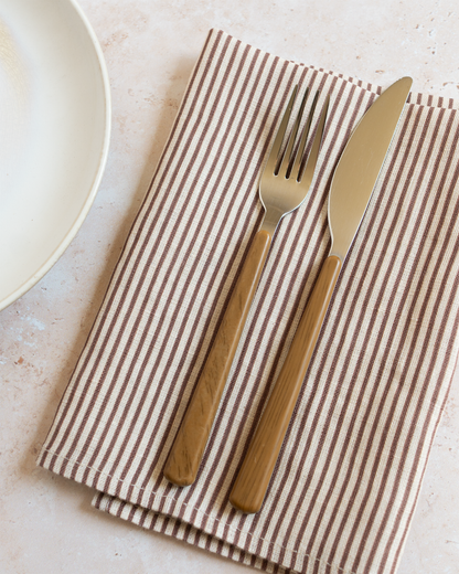 Classic Stripe Wine Dinner Napkins