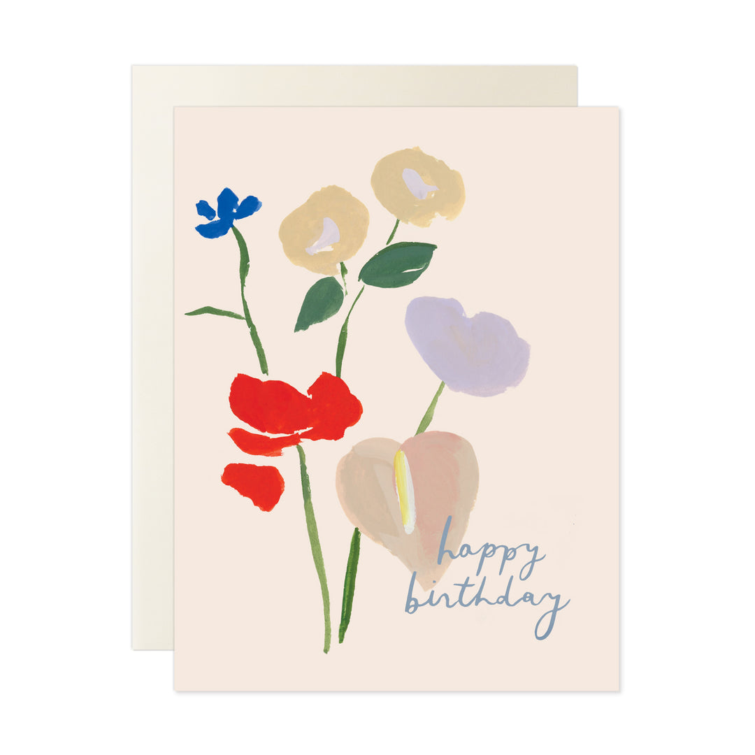 Happy Bouquet, Greeting Card