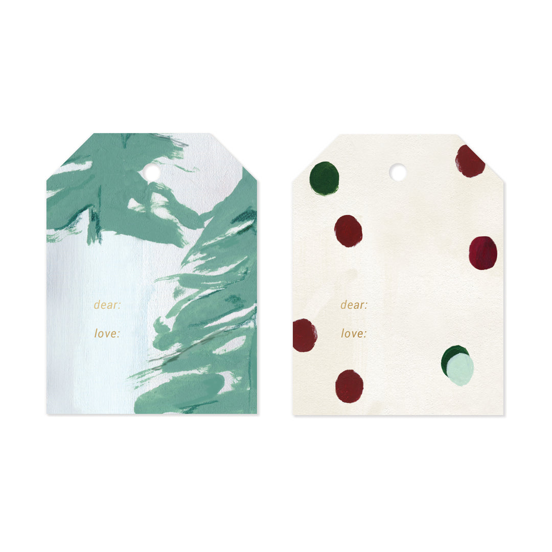 Modern Blush Hygge Christmas Gift Tags Set – fioribelle